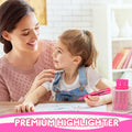 Qilery Highlighters 30 Pack Pink Tank Style Chisel Tip Quick Dry Markers by Deal US