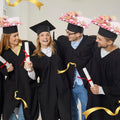 Knitgrip Graduation Cap Decoration Kit 98 Pc Pink Faux Flowers Butterfly by Deal US