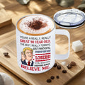 NAHOTICQ 90th Birthday Tumbler Mug 12oz Gift for Men Women by Deal US