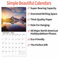 Gag Gift 2025 Wall Calendar Funny White Elephants Pooping Dogs 12x24 by Deal US