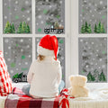 134 PCS Christmas Window Stickers Buffalo Plaid Truck Snowflake Black White by Deal US