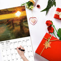 Gag Gift 2025 Wall Calendar Funny White Elephants Pooping Dogs 12x24 by Deal US