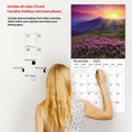 Gag Gift 2025 Wall Calendar Funny White Elephants Pooping Dogs 12x24 by Deal US
