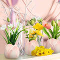 Sieral 3 Pcs Mini Tulip Ceramic Vase Tabletop Flower Pot Mother’s Day Gift by Deal US