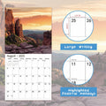 Gag Gift 2025 Wall Calendar Funny White Elephants Pooping Dogs 12x24 by Deal US