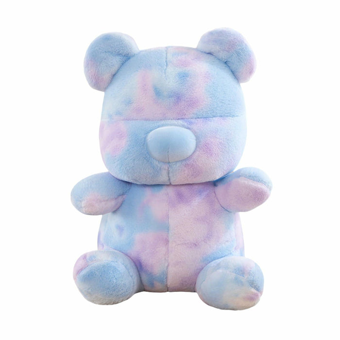 Tie Dye Bears Stuffed Animal Plush Toy Super Soft Cuddly Blue 9in by Deal US
