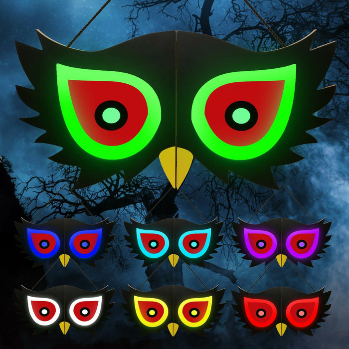BlcTec Halloween Spooky Eyes Lights 23.6in 7 Color Modes USB Battery Operated by Deal US