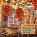 RECUTMS 2Pcs Artificial Autumn Maple Leaves Garland 2.5FT Fall Decor by Deal US