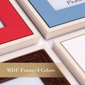 QUTREY Kids 5x7 Photo Frames Set of 4 Assorted Colors Tabletop Wall by Deal US