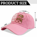 New Mom Hat Mothers Gifts Funny Pink Embroidered Adjustable Cotton Baseball Cap by Deal US