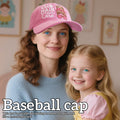 New Mom Hat Mothers Gifts Funny Pink Embroidered Adjustable Cotton Baseball Cap by Deal US