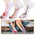 AHQiZFX Girls Flip Flop Socks 3D Print Pattern 3 Pairs Multi-color - One Size by Deal US