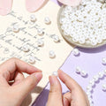 DanLingJewelry 1000pcs 10mm White Plastic Pearl Round Loose Beads by Deal US