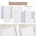 Rileys Academic Planner 2025-2026 Daily Weekly Monthly 8.5x11 Blue by Deal US