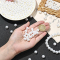 DanLingJewelry 1000pcs 10mm White Plastic Pearl Round Loose Beads by Deal US