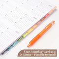 Rileys Academic Planner 2025-2026 Daily Weekly Monthly 8.5x11 Blue by Deal US