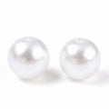 DanLingJewelry 1000pcs 10mm White Plastic Pearl Round Loose Beads by Deal US
