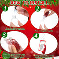 Syhood Christmas Friendship Light DIY Ornament Set 3.39in Red by Deal US