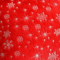 FUTEI Christmas Snowflakes Red Throw Pillow Covers Set of 2 18x18 by Deal US