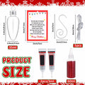 Syhood Christmas Friendship Light DIY Ornament Set 3.39in Red by Deal US