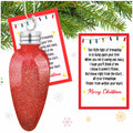 Syhood Christmas Friendship Light DIY Ornament Set 3.39in Red by Deal US