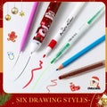 Pasimy Washable Markers Set with Christmas Pencil Case Crayons Pencils 4+ by Deal US