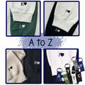 GODMERCH Custom Embroidered Heart Sweatshirt Personalized Initial Black Size S by Deal US