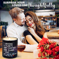 I Love You Romantic Candle 10oz Gift for Her Anniversary Valentine Christmas by Deal US