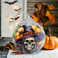 Death Skull Stained Glass Christmas Ornament Holiday Decoration by Deal US