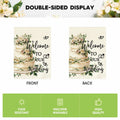 AVOIN colorlife Wedding Garden Flag 12x18 Inch Double Sided Floral Outdoor by Deal US