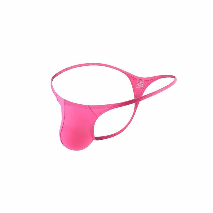 Pructi Men's Sexy Low Waist Thong Underwear Pink Size L by Deal US