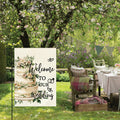 AVOIN colorlife Wedding Garden Flag 12x18 Inch Double Sided Floral Outdoor by Deal US