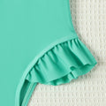 ADXSUN Toddler Girl One Piece Swimsuit Color Block Swimwear Size 3-4 Years by Deal US