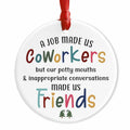 CHOANG Ceramic Christmas Ornament Coworker Gift Office Xmas Tree Decor by Deal US