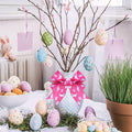 Pineraap Easter Wired Ribbon 2.5in x 10yd Pink Stripe 2 Rolls by Deal US