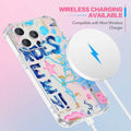 MMYAJT iPhone 13 Pro Case Shockproof Clear Blondes Have More Fun Cover by Deal US