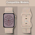 Vancle Apple Watch Band Silicone Sport Loop Milk Tea 38-49mm by Deal US