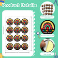 FLYAB Thank You Teacher Stickers 1.5" Apple Labels 36Pcs Gift Tags by Deal US