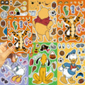 TaDadaPAO Cartoon Sticker Sheets 16 Count Red Anime Craft Party Supplies by Deal US