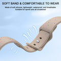 Vancle Apple Watch Band Silicone Sport Loop Milk Tea 38-49mm by Deal US