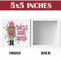 Funny Xmas Decor - Merry Christmas Sign, 5 x 5 Inches by Deal US