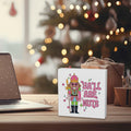 Funny Xmas Decor - Merry Christmas Sign, 5 x 5 Inches by Deal US
