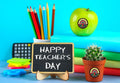 FLYAB Thank You Teacher Stickers 1.5" Apple Labels 36Pcs Gift Tags by Deal US