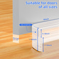 Under Door Draft Stopper Door Sweep Weather Stripping Seal Transparent 78in by Deal US