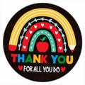 FLYAB Thank You Teacher Stickers 1.5" Apple Labels 36Pcs Gift Tags by Deal US