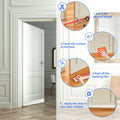 Under Door Draft Stopper Door Sweep Weather Stripping Seal Transparent 78in by Deal US