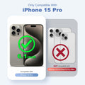 DORAFIN iPhone 15 Pro Case 6.1 Marble Glossy Shockproof TPU Blue/Gold by Deal US