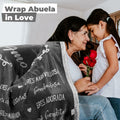 FILO ESTILO Abuela Blanket Sherpa Grey 60x50 Inches by Deal US
