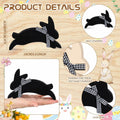 Yousoontic 3 Pcs Easter Bunny Wooden Decorations Rustic Table Decor by Deal US