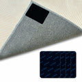 Rug Pad Grippers Double Sided Washable Rug Tape Adhesive Corners Black 4pc by Deal US